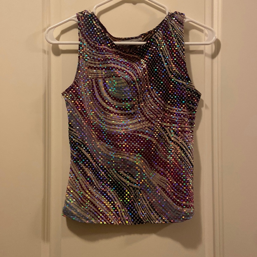 Now now sparkly sleeveless top -M